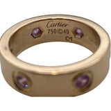 カルティエ Cartier ラブリング フルピンクサファイア ピンクゴールド 750PG ジュエリー