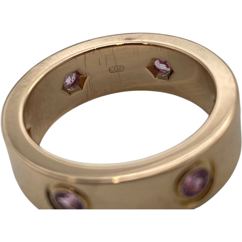 カルティエ Cartier ラブリング フルピンクサファイア ピンクゴールド 750PG ジュエリー