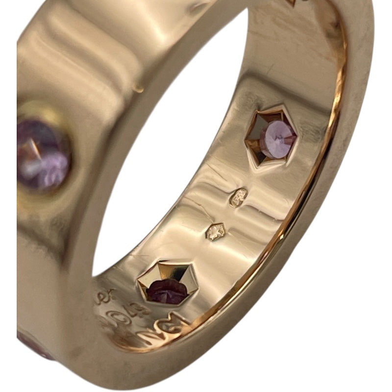 カルティエ Cartier ラブリング フルピンクサファイア ピンクゴールド 750PG ジュエリー