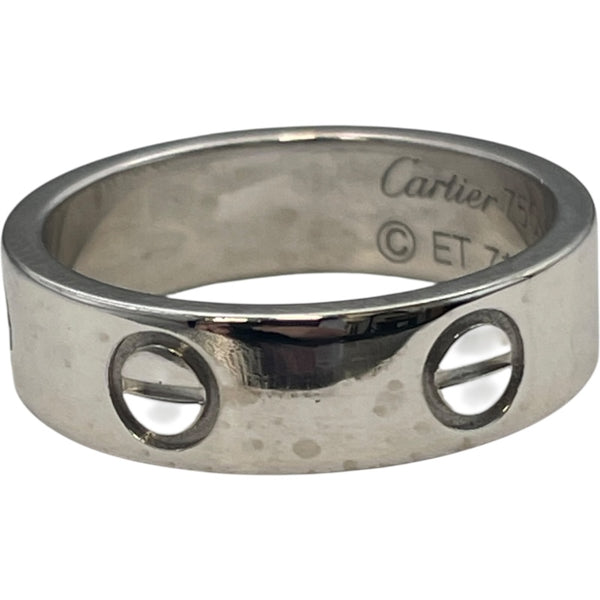 カルティエ Cartier ラブリング ホワイトゴールド 750WG ジュエリー