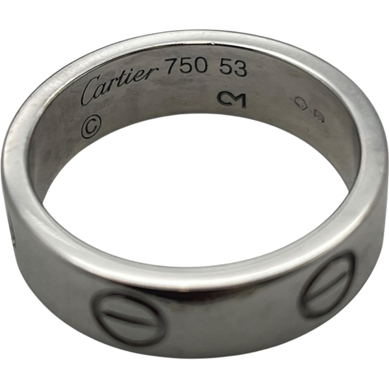 カルティエ Cartier ラブリング ホワイトゴールド 750WG ジュエリー