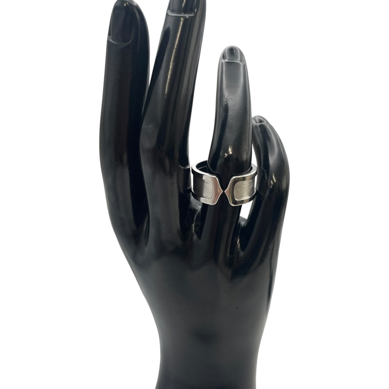 カルティエ Cartier C2リング LM ホワイトゴールド 750WG ジュエリー
