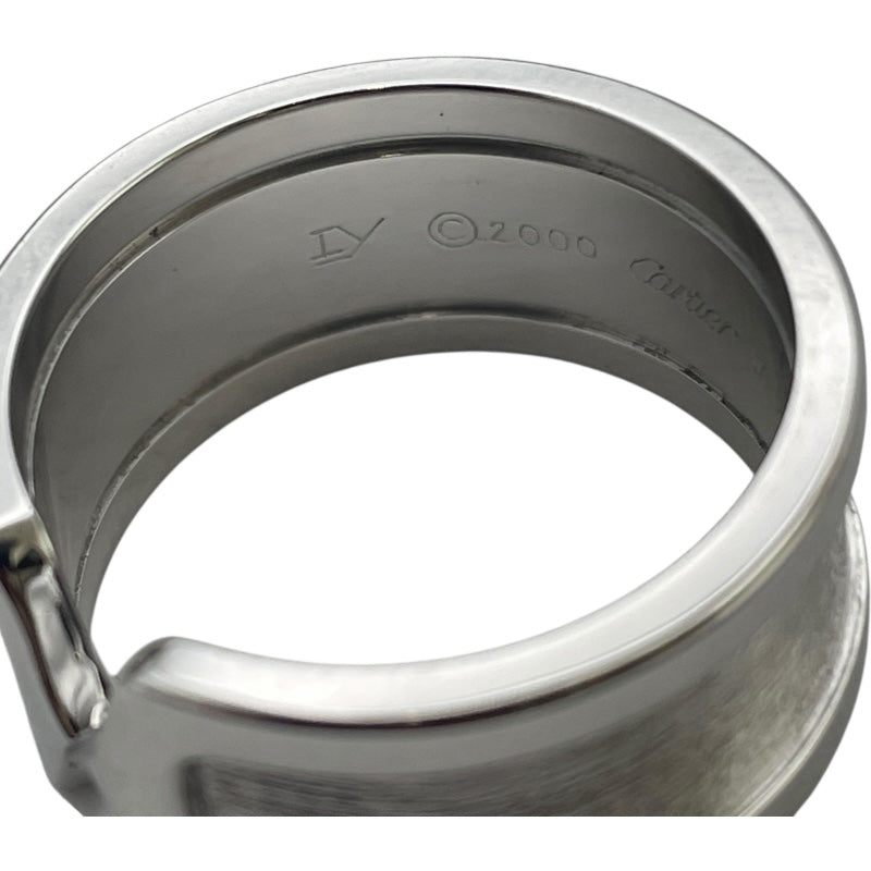 カルティエ Cartier C2リング LM ホワイトゴールド 750WG ジュエリー