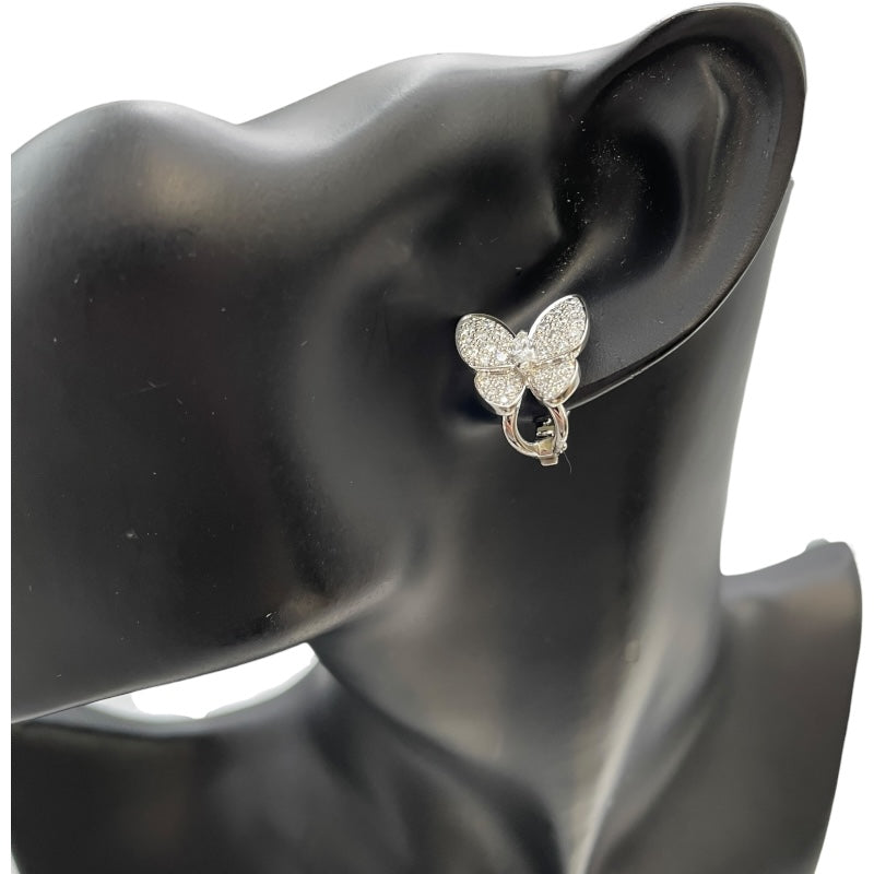 ヴァンクリーフ＆アーペル Van Cleef & Arpels ドゥパピヨンピアス ピンクゴールド×ホワイトゴールド 750 ジュエリー