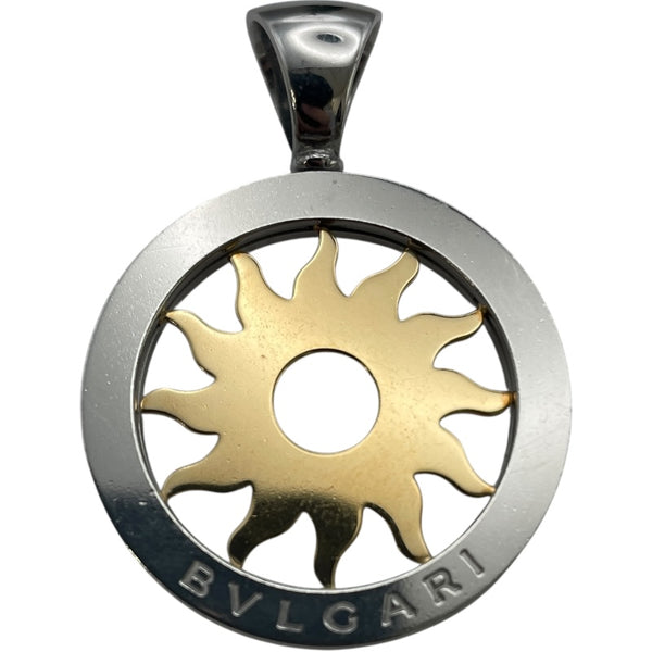 ブルガリ BVLGARI トンドサントップ ゴールド×シルバー K18×SS ジュエリー
