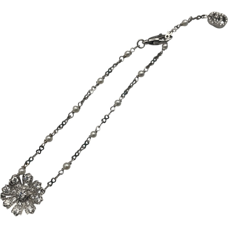 グッチ GUCCI フローラブレス ホワイトゴールド 750 ジュエリー