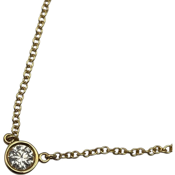ティファニー TIFFANY＆CO バイザヤードネックレス イエローゴールド 750 ジュエリー