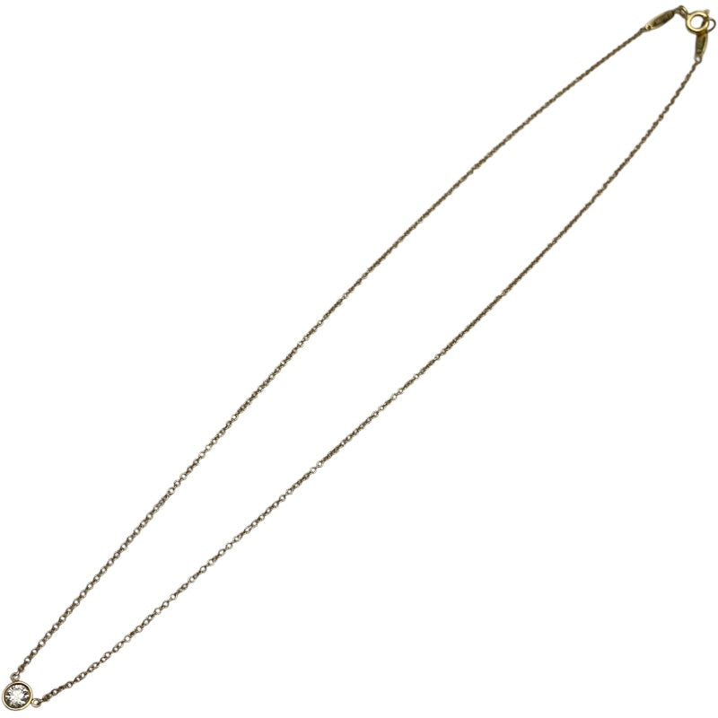 ティファニー TIFFANY＆CO バイザヤードネックレス イエローゴールド 750 ジュエリー