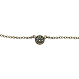 ティファニー TIFFANY＆CO バイザヤードネックレス イエローゴールド 750 ジュエリー