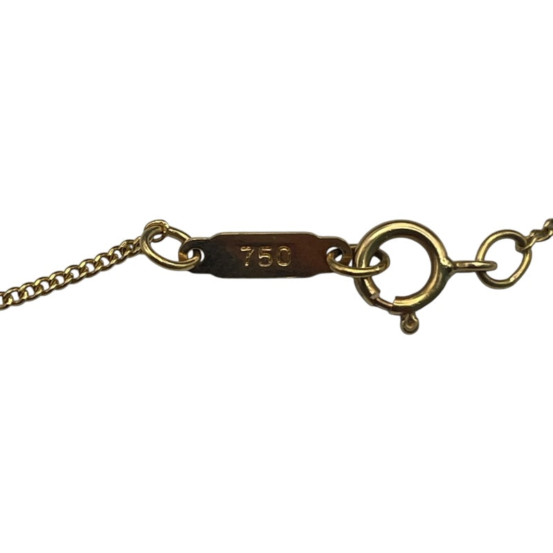 ティファニー TIFFANY＆CO リボンクロスネックレス イエローゴールド 750 ジュエリー