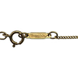 ティファニー TIFFANY＆CO リボンクロスネックレス イエローゴールド 750 ジュエリー