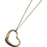 ティファニー TIFFANY＆CO オープンハートネックレス イエローゴールド 750 ジュエリー