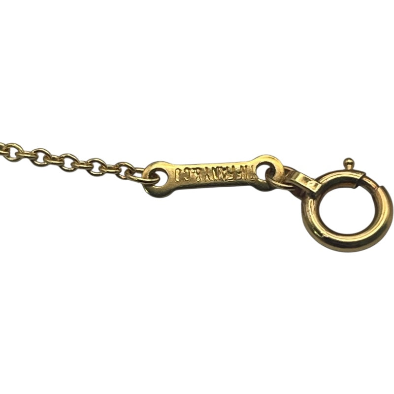 ティファニー TIFFANY＆CO オープンハートネックレス イエローゴールド 750 ジュエリー