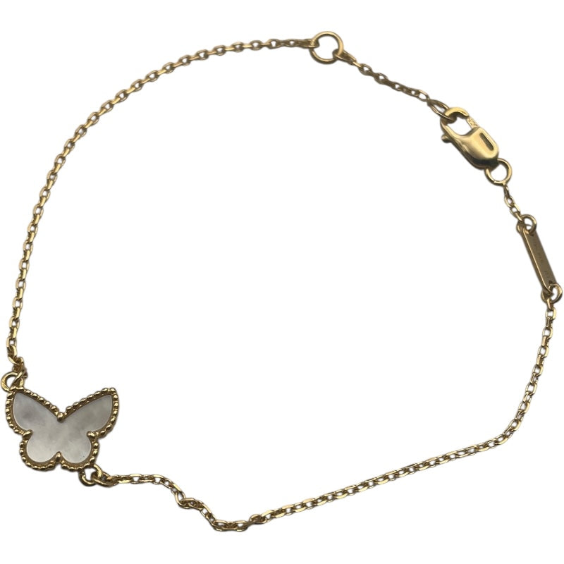ヴァンクリーフ＆アーペル Van Cleef & Arpels ヴィンテージアルハンブラ パピヨンブレス ホワイト 750 ジュエリー