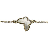 ヴァンクリーフ＆アーペル Van Cleef & Arpels ヴィンテージアルハンブラ パピヨンブレス ホワイト 750 ジュエリー