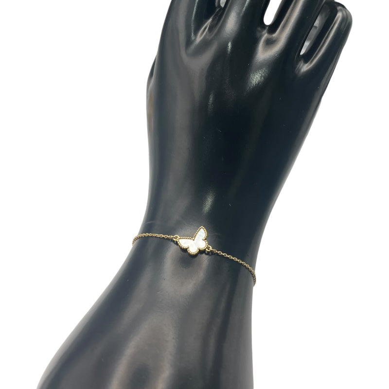 ヴァンクリーフ＆アーペル Van Cleef & Arpels ヴィンテージアルハンブラ パピヨンブレス ホワイト 750 ジュエリー