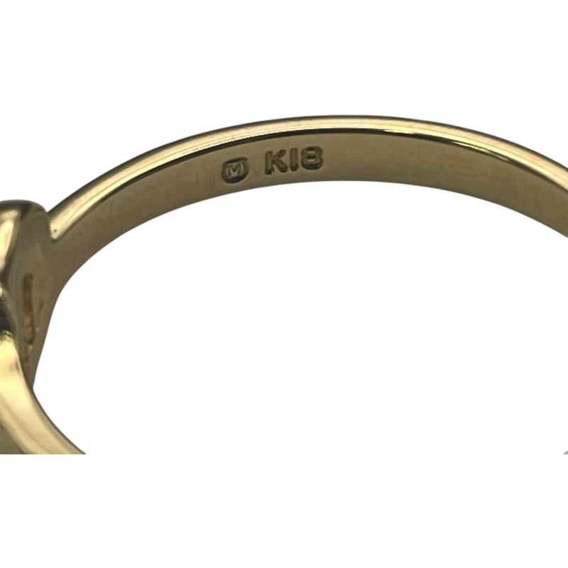 ミキモト MIKIMOTO リング イエローゴールド 750 ジュエリー