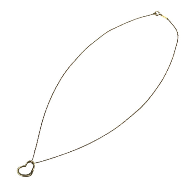ティファニー TIFFANY＆CO オープンハートネックレス ゴールド 750/K18 ジュエリー