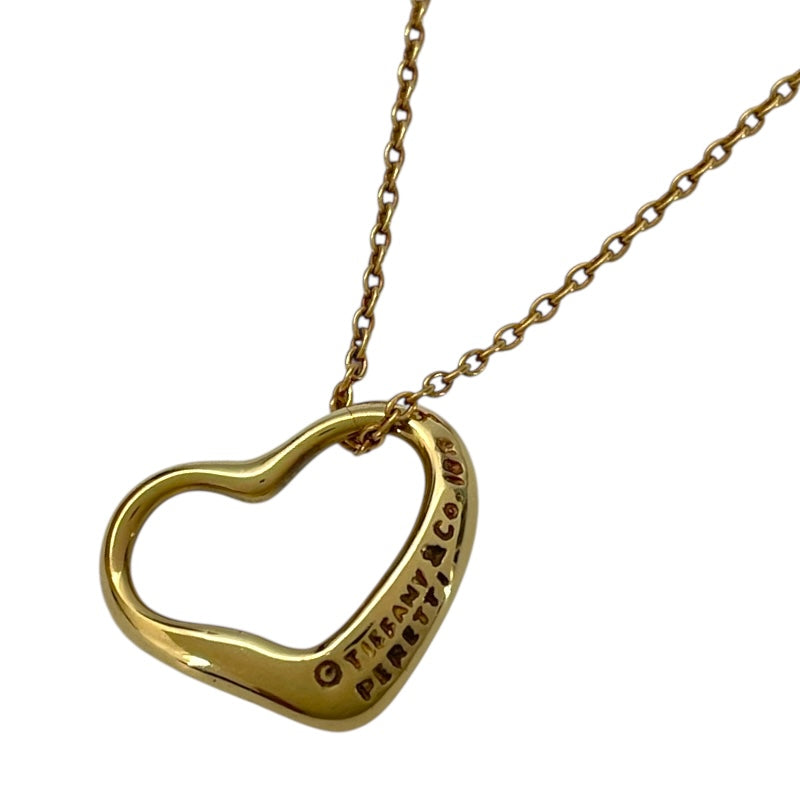 ティファニー TIFFANY＆CO オープンハートネックレス ゴールド 750/K18 ジュエリー