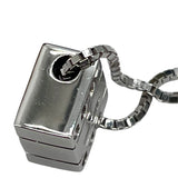 ダミアーニ DAMIANI ベルエポックスクエアネックレス ホワイトゴールド 750WG/ルビー/ダイヤモンド ルビー ジュエリー
