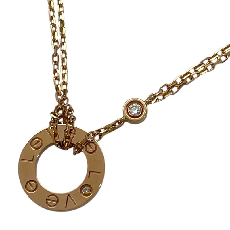 カルティエ Cartier ラブサークル ピンクゴールド Au750/ダイヤモンド ダイヤモンド　 ジュエリー