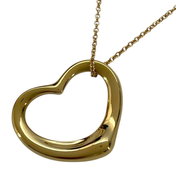ティファニー TIFFANY＆CO オープンハートネックレス ゴールド 750 ジュエリー