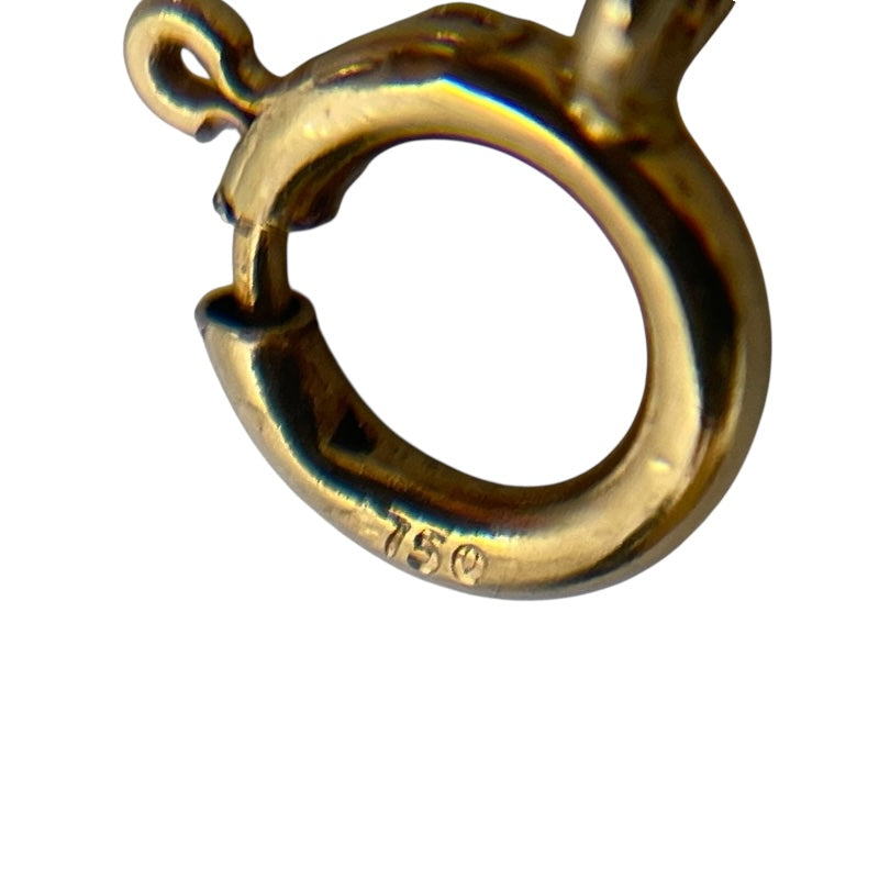 ティファニー TIFFANY＆CO オープンハートネックレス ゴールド 750 ジュエリー