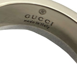 グッチ GUCCI ロゴリング ホワイトゴールド 750/ダイヤモンド 　 ジュエリー