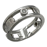 ティファニー TIFFANY＆CO 1837エレメントリング ホワイトゴールド 750/ダイヤモンド ジュエリー