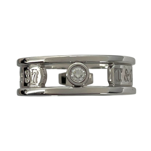 ティファニー TIFFANY＆CO 1837エレメントリング ホワイトゴールド 750/ダイヤモンド ジュエリー