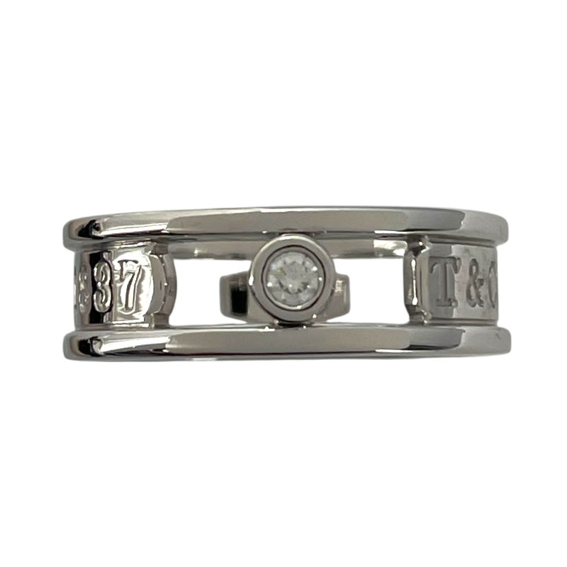 ティファニー TIFFANY＆CO 1837エレメントリング ホワイトゴールド 750/ダイヤモンド ジュエリー