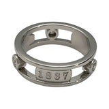ティファニー TIFFANY＆CO 1837エレメントリング ホワイトゴールド 750/ダイヤモンド ジュエリー