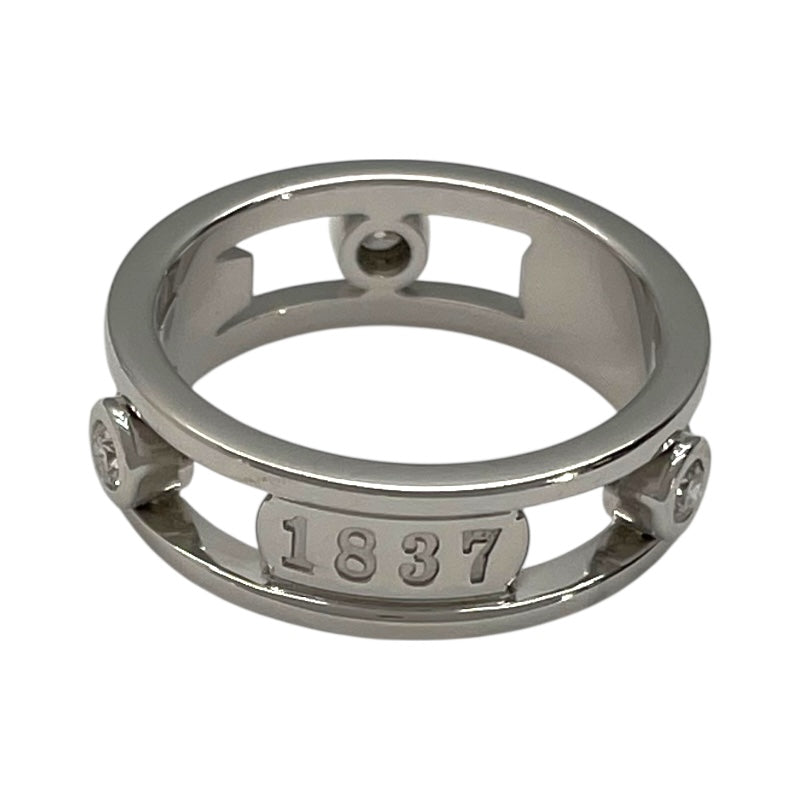 ティファニー TIFFANY＆CO 1837エレメントリング ホワイトゴールド 750/ダイヤモンド ジュエリー