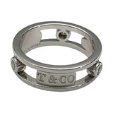 ティファニー TIFFANY＆CO 1837エレメントリング ホワイトゴールド 750/ダイヤモンド ジュエリー