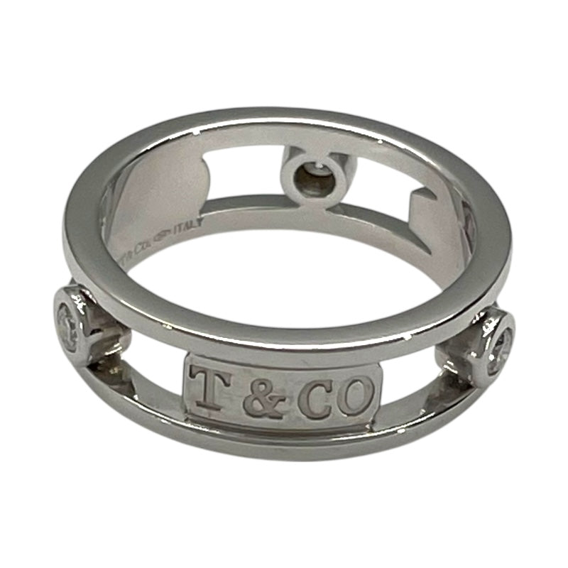 ティファニー TIFFANY＆CO 1837エレメントリング ホワイトゴールド 750/ダイヤモンド ジュエリー
