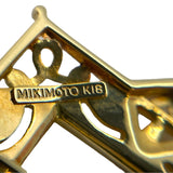 ミキモト MIKIMOTO ブローチ ゴールド K18 ジュエリー