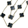 ヴァンクリーフ＆アーペル Van Cleef & Arpels ヴィンテージアルハンブラロングネックレス ゴールド Au750/オニキス ジュエリー