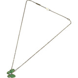 ヴァンクリーフ＆アーペル Van Cleef & Arpels ドゥパピヨンネックレス ゴールド Au750/ガーネット/ダイヤモンド ジュエリー