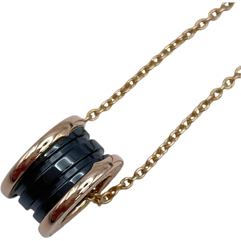 ブルガリ BVLGARI ビーゼロワンネックレス ピンクゴールド Au750 ジュエリー