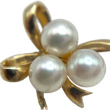 ミキモト MIKIMOTO ブローチ ゴールド K14 ジュエリー