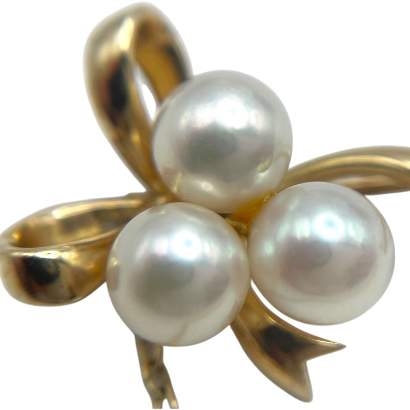 ミキモト MIKIMOTO ブローチ ゴールド K14 ジュエリー