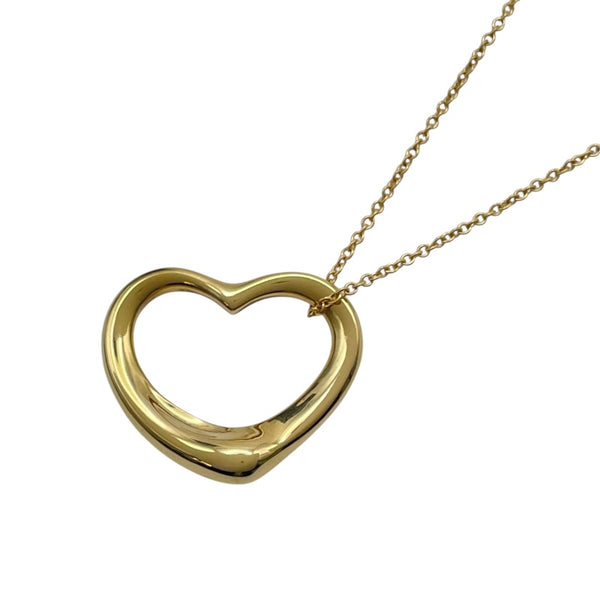 ティファニー TIFFANY＆CO オープンハートネックレス ゴールド 750 ジュエリー