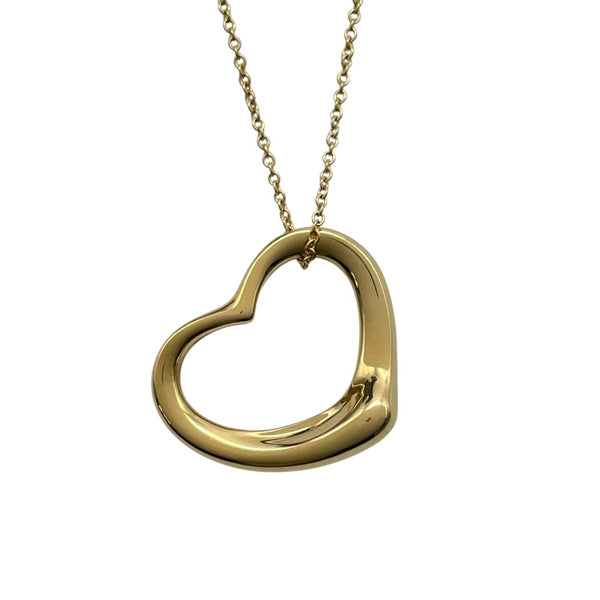 ティファニー TIFFANY＆CO オープンハートネックレス ゴールド 750 ジュエリー