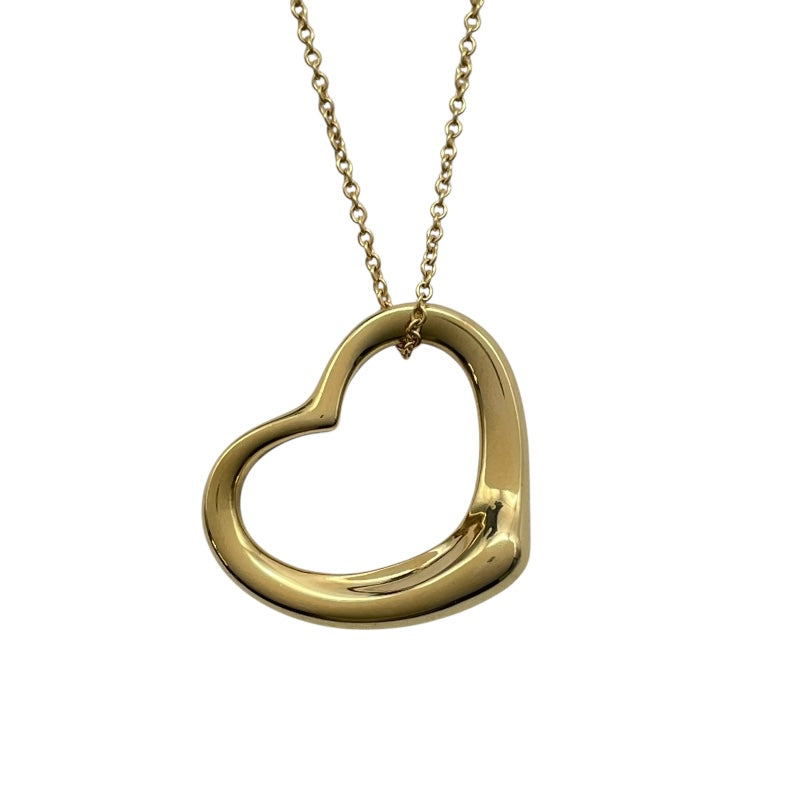 ティファニー TIFFANY＆CO オープンハートネックレス ゴールド 750 ジュエリー