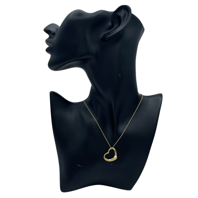 ティファニー TIFFANY＆CO オープンハートネックレス ゴールド 750 ジュエリー