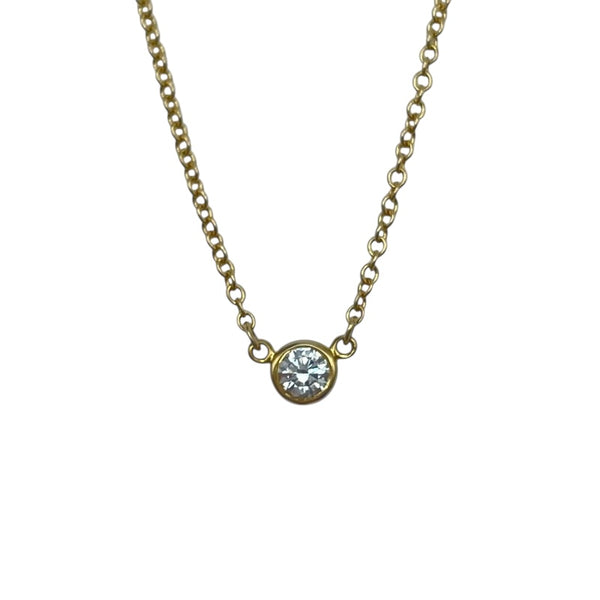 ティファニー TIFFANY＆CO バイザヤードネックレス ゴールド 750 ジュエリー