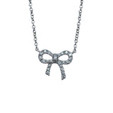 ティファニー TIFFANY＆CO メトロボウネックレス ホワイトゴールド Au750 ジュエリー