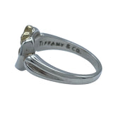 ティファニー TIFFANY＆CO ハートリボンリング シルバーxゴールド 925/750 ジュエリー