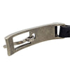 ポール・スミス Paul Smith レザーブレスレット M1A-BRAC-MSTRIP 79 BK ブラック シルバー金具 レザー/メタル アクセサリー