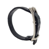 ポール・スミス Paul Smith レザーブレスレット M1A-BRAC-MSTRIP 79 BK ブラック シルバー金具 レザー/メタル アクセサリー